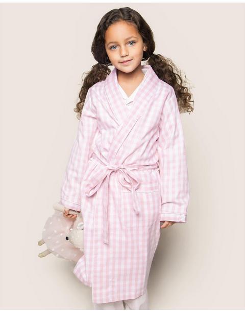 Pink Gingham Robe