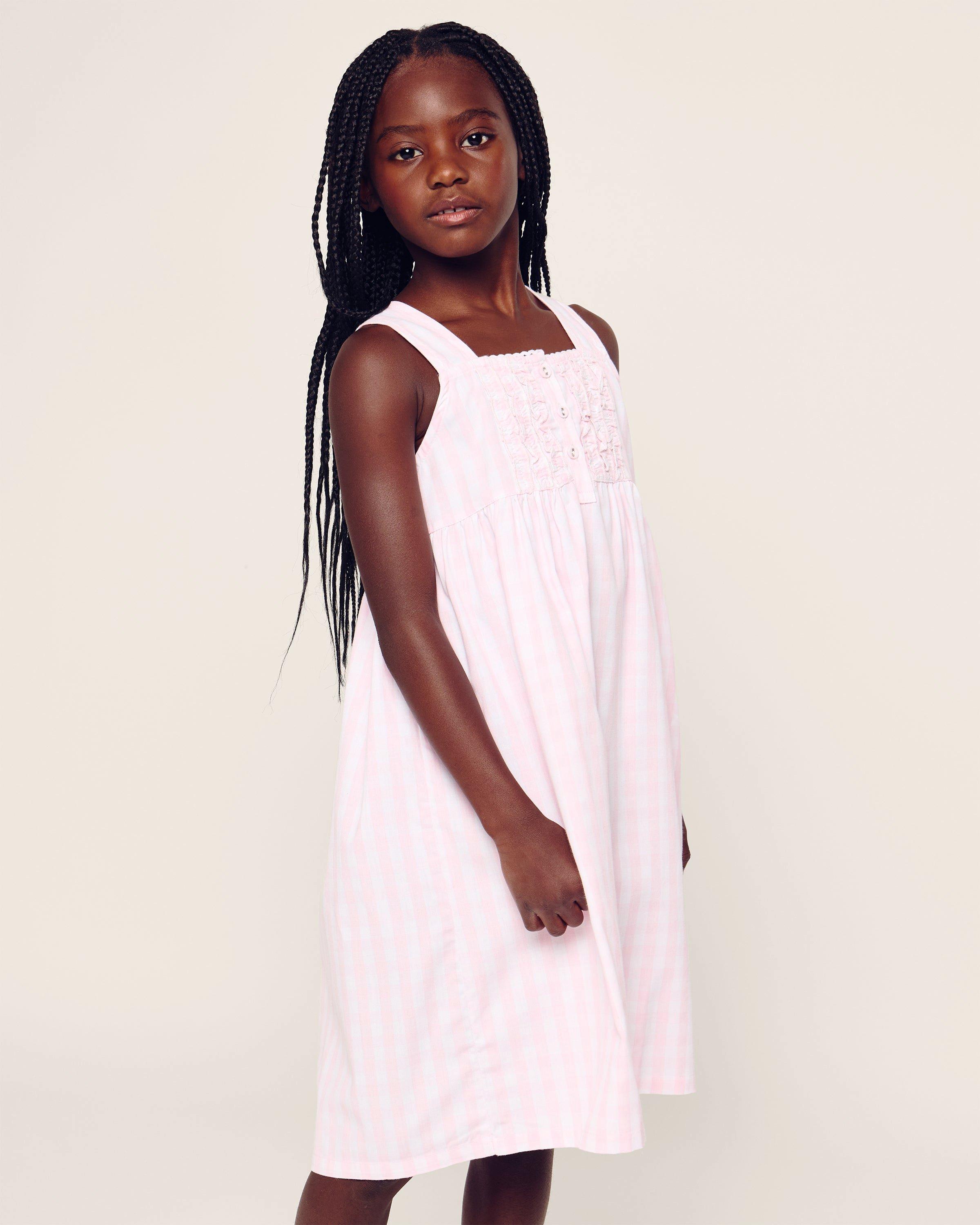 Pink Gingham Charlotte Nightgown image number 1