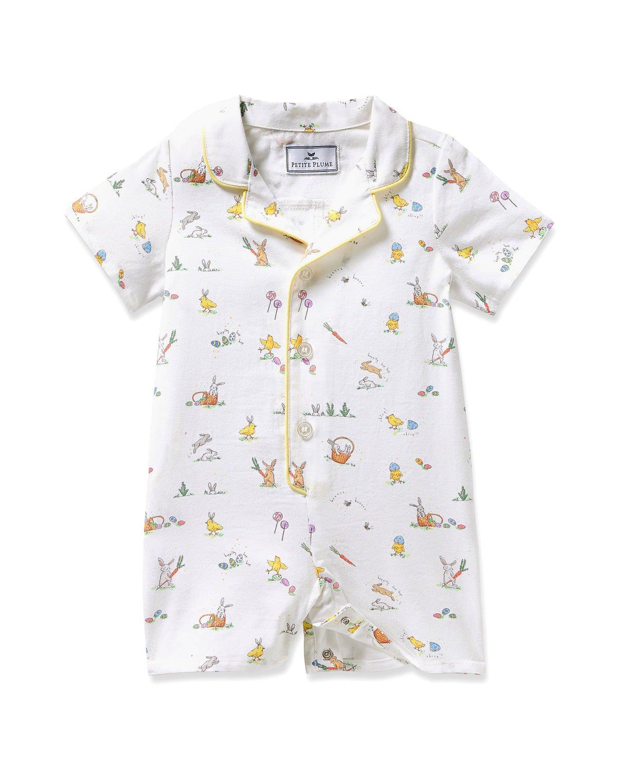 Baby's Twill Summer Romper in Easter Frolic image number 3
