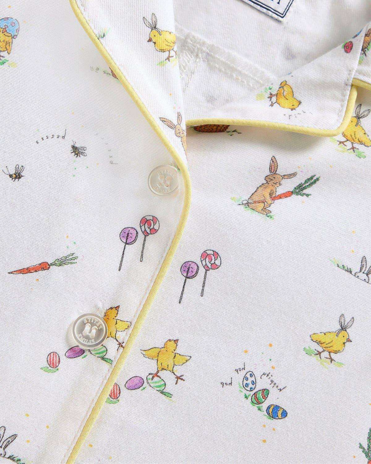 Baby's Twill Summer Romper in Easter Frolic image number 4