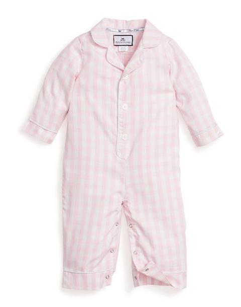 Pink Gingham Romper