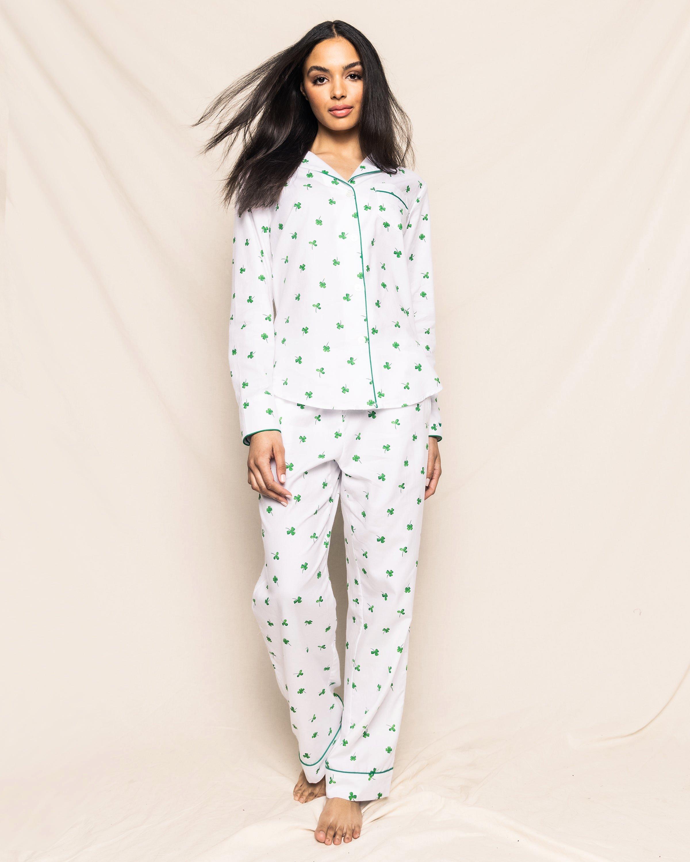 Women's Shamrocks Pajama Set image number 1