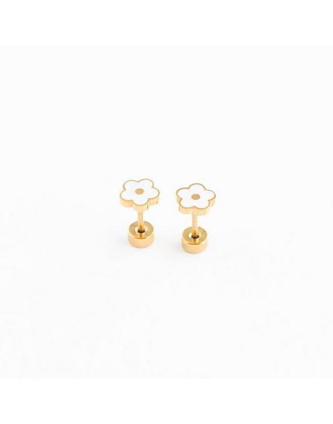 Petite Flower Stud Earrings