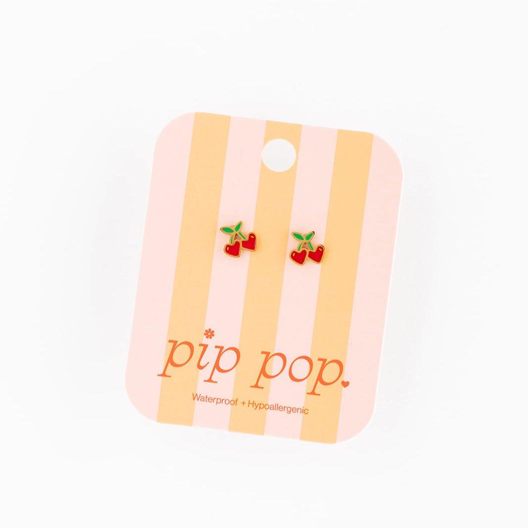 Cherries Stud Earrings image number 2