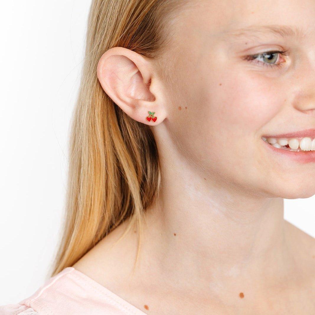 Cherries Stud Earrings image number 1