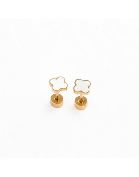 Quatrefoil Stud Earrings