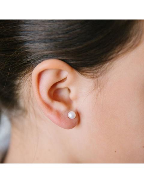 Pearl Stud Earrings