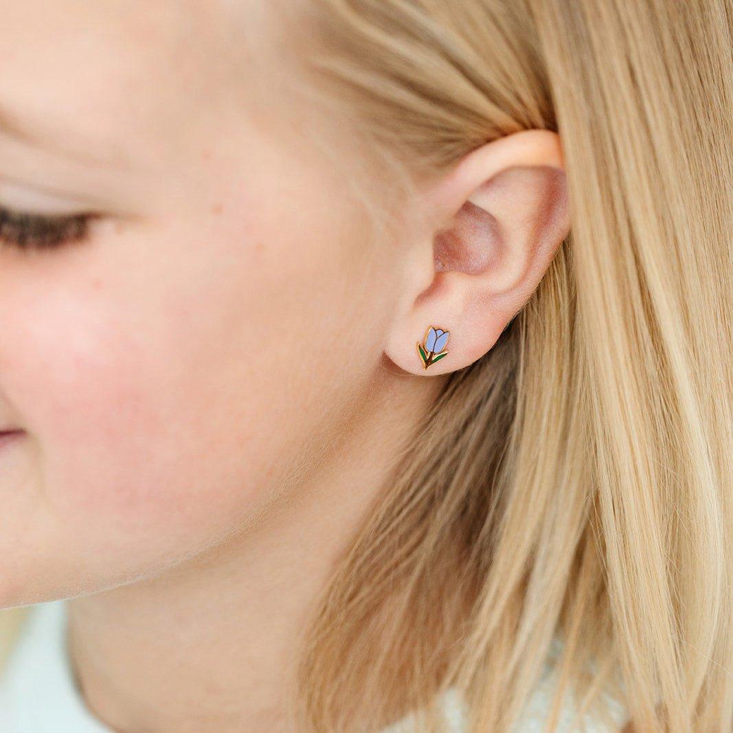 Tulip Stud Earrings image number 1