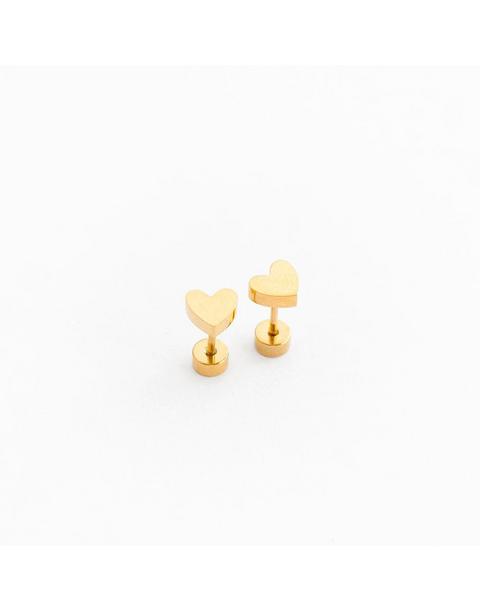 Heart Stud Earrings