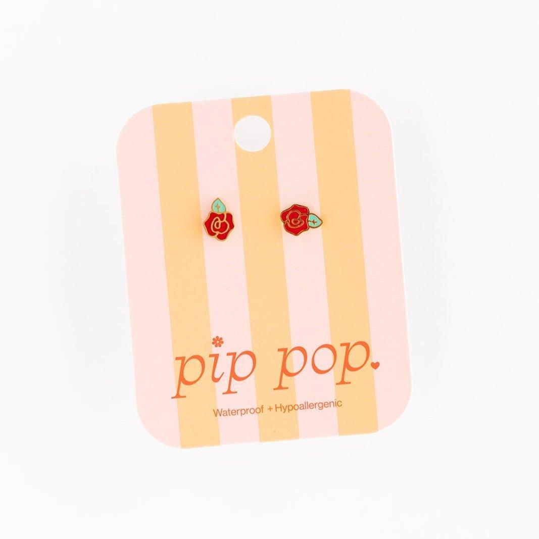 Rose Stud Earrings image number 2