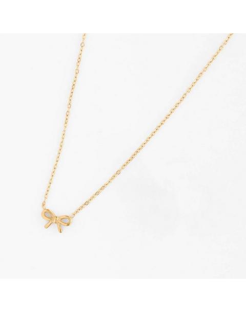 Bow Pendant Necklace