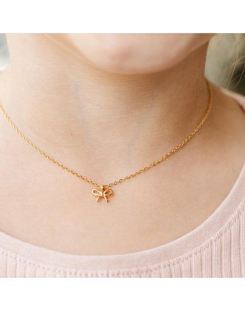 Bow Pendant Necklace