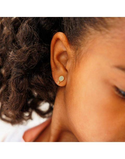 Tennis Racquet Stud Earring