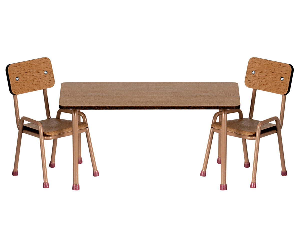 Table and chair set, Mouse - Dark powder image number 2