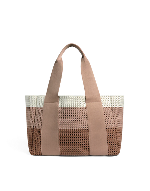 Wellington Cabana Tote | Neutral Stripe