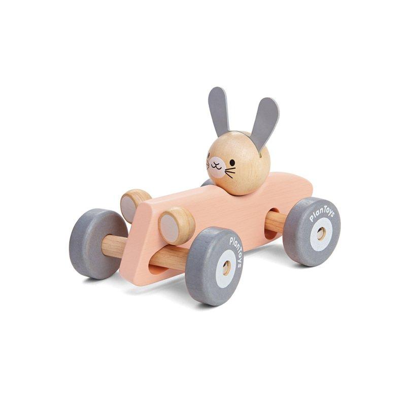 BUNNY RACING CAR PASTEL