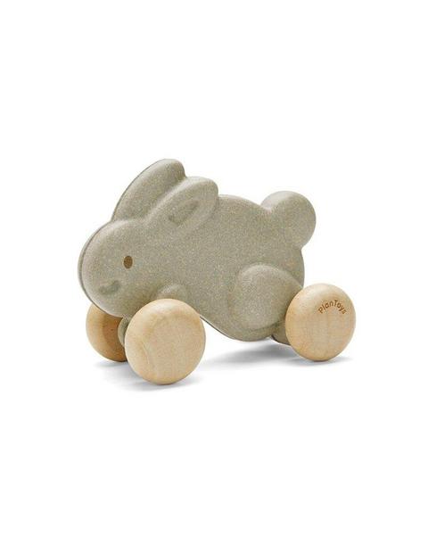 Push Along Bunny - Gray