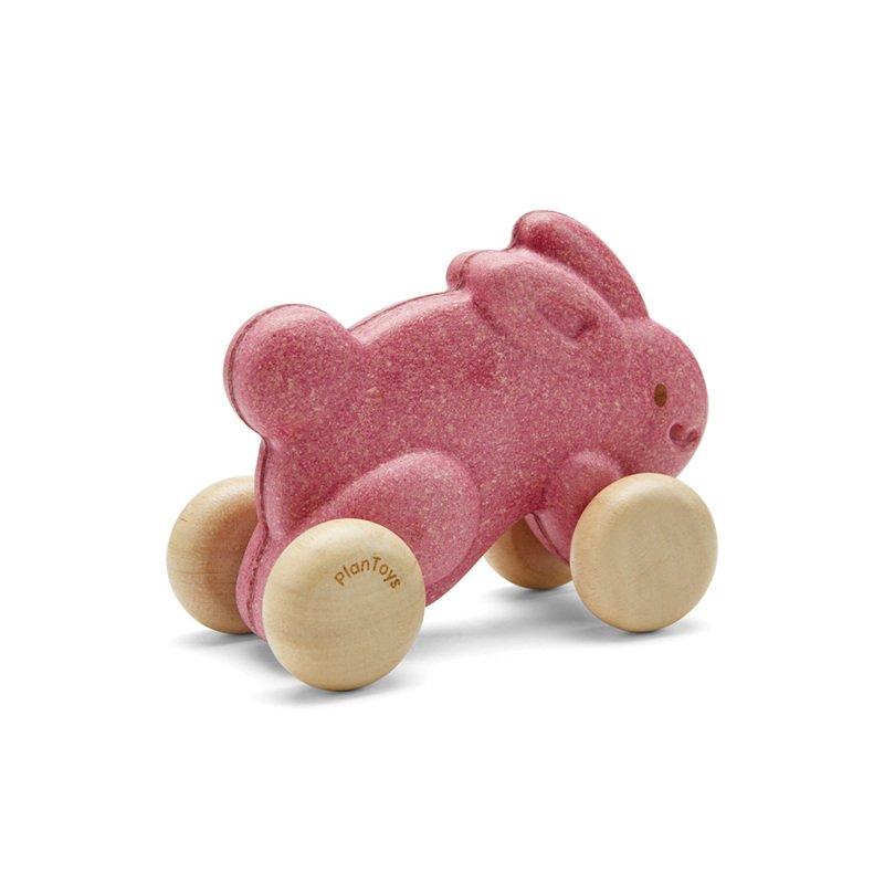 PUSH ALONG BUNNY-PINK image number 1