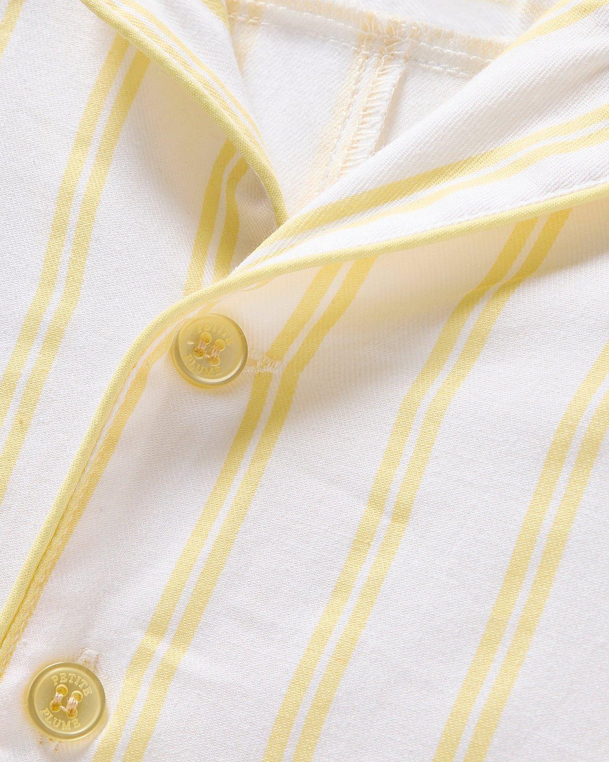 Kid's Twill Pajama Set in Sunny Stripe image number 4