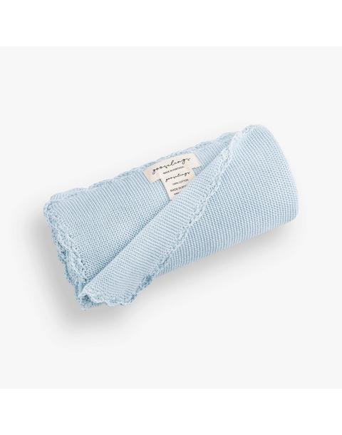 Knit Blanket - Blue