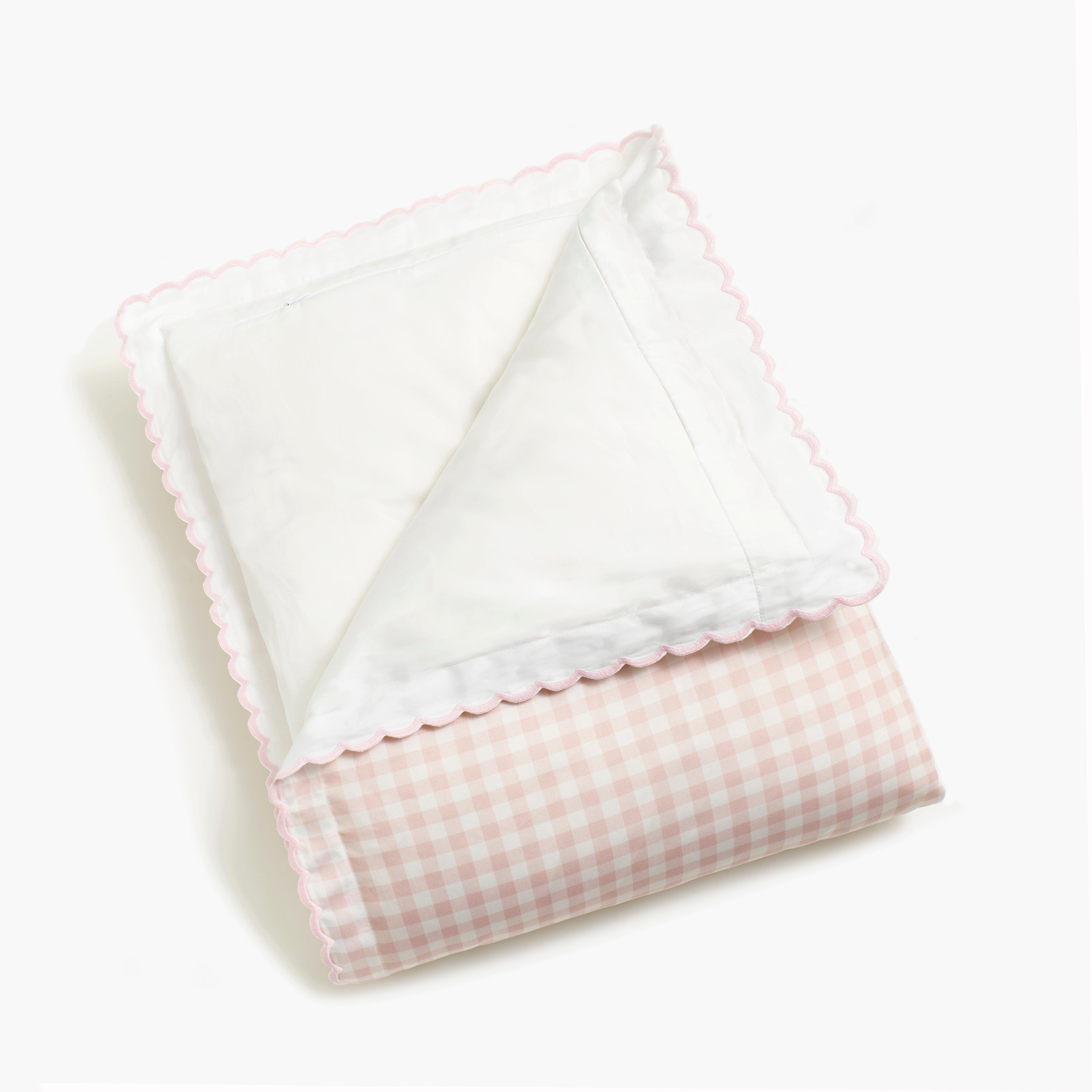 Picnic Gingham Toddler Duvet Set - Pink image number 2