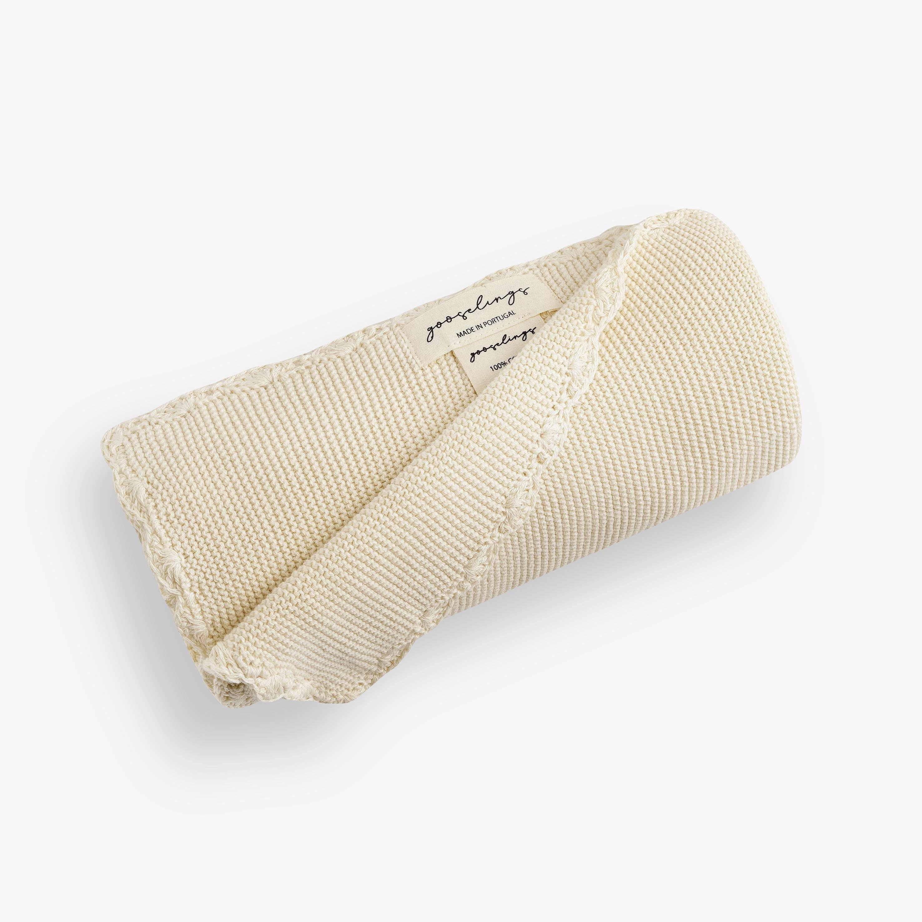Knit Blanket - Ivory image number 1