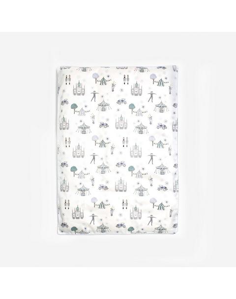 Adventures in Wonderland Baby Duvet Set - Aqua
