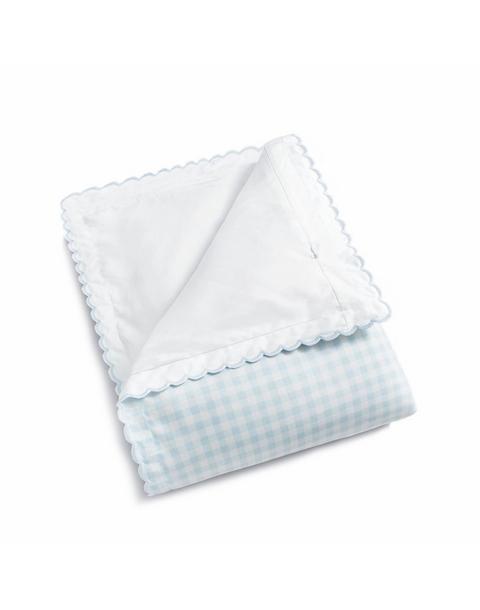 Picnic Gingham Baby Duvet Set - Blue