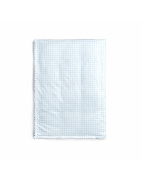 Picnic Gingham Baby Duvet Set - Blue