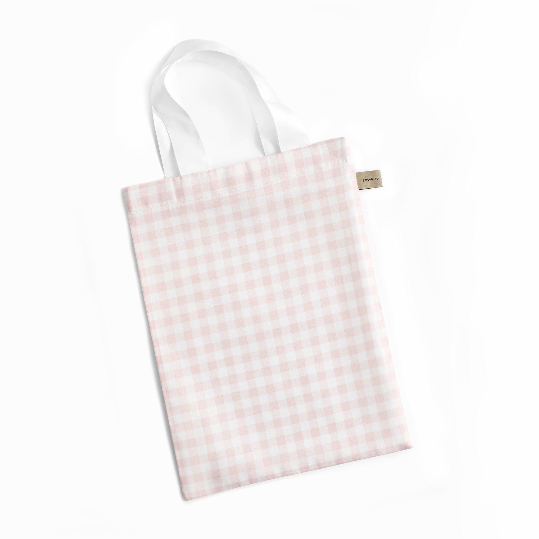 Picnic Gingham Crib Sheet - Pink image number 4