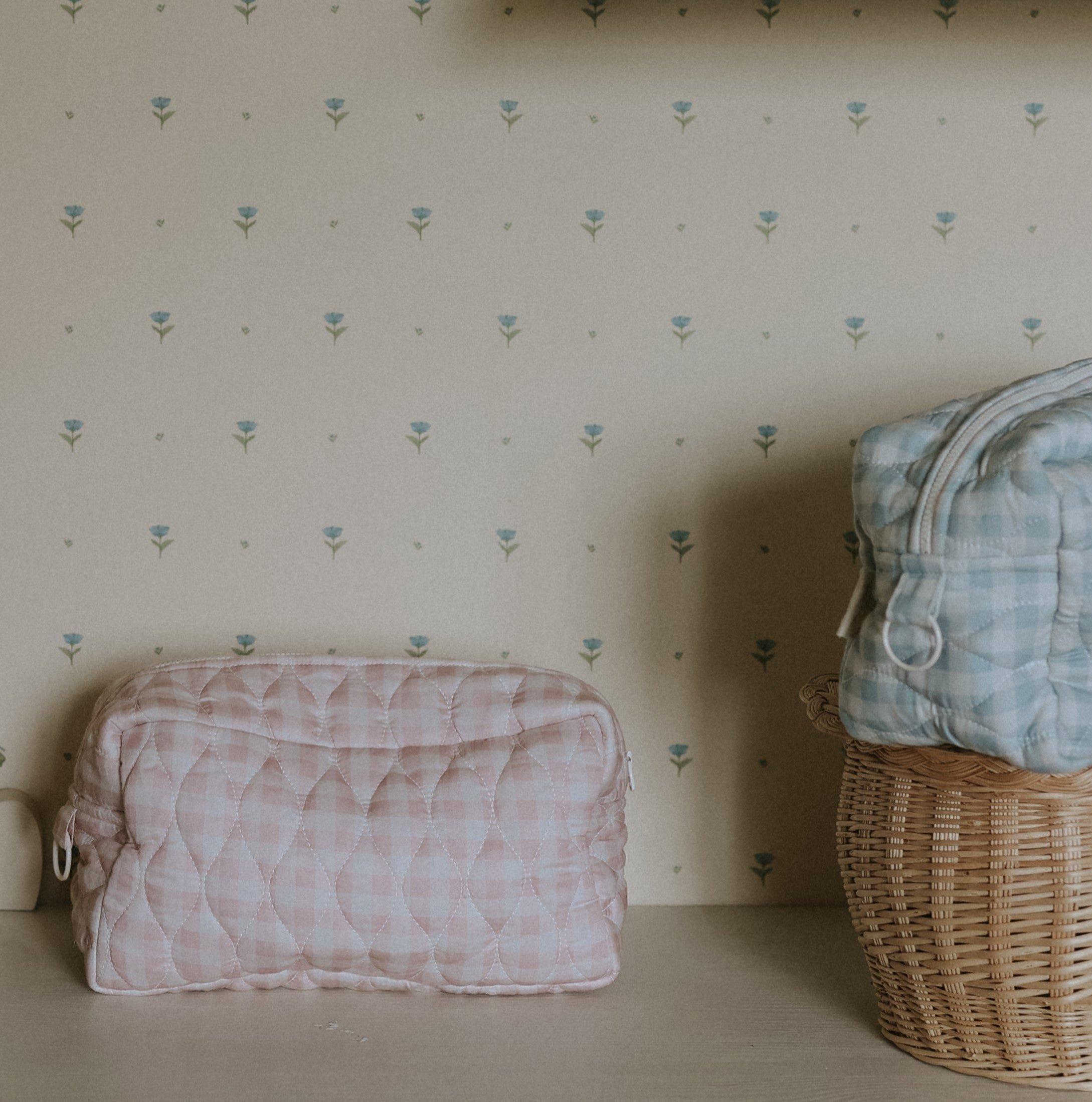 Toiletry Pouch - Pink Gingham image number 2