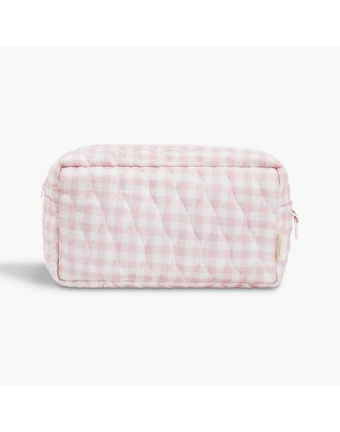 Toiletry Pouch - Pink Gingham