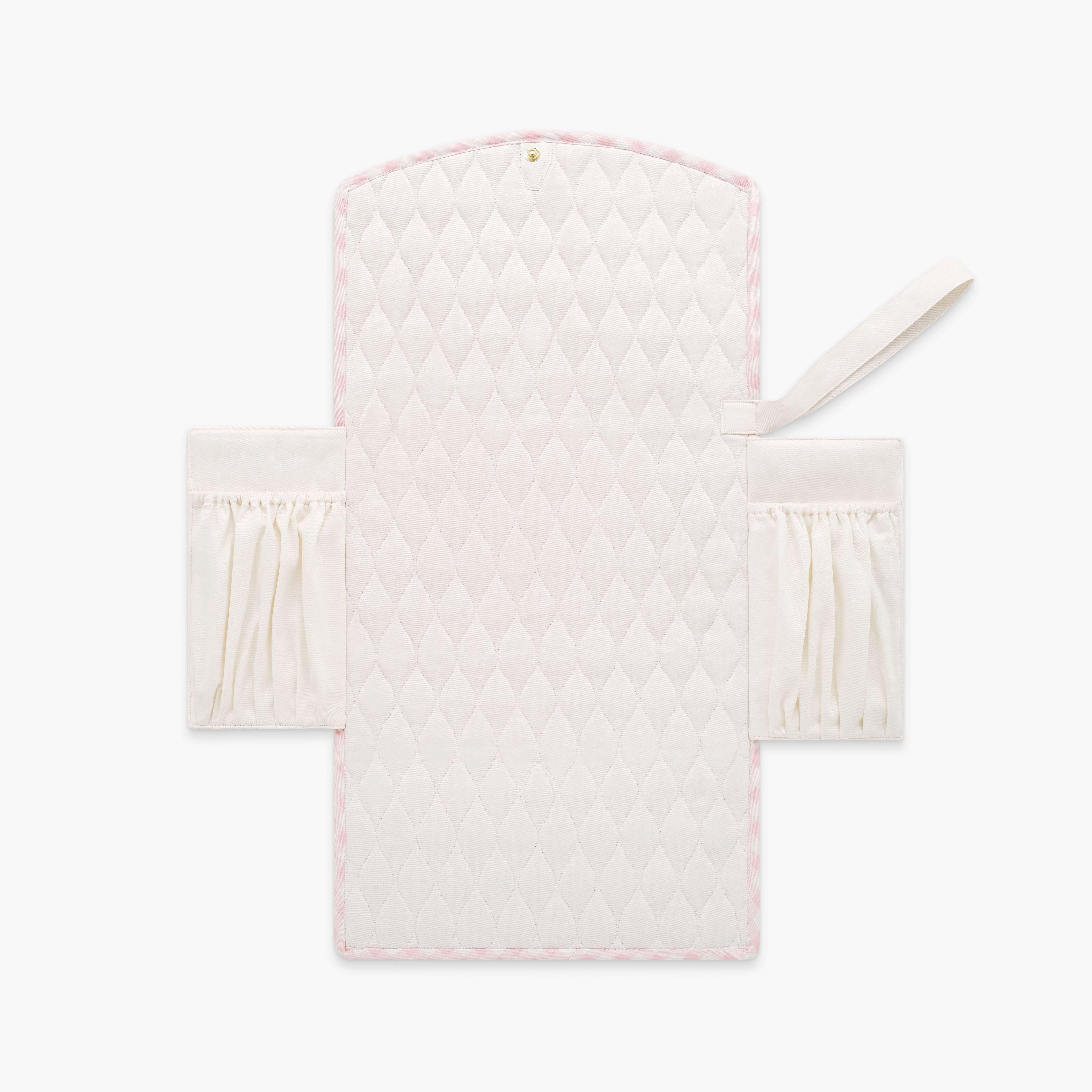 Portable Changing Pad - Pink Gingham image number 1