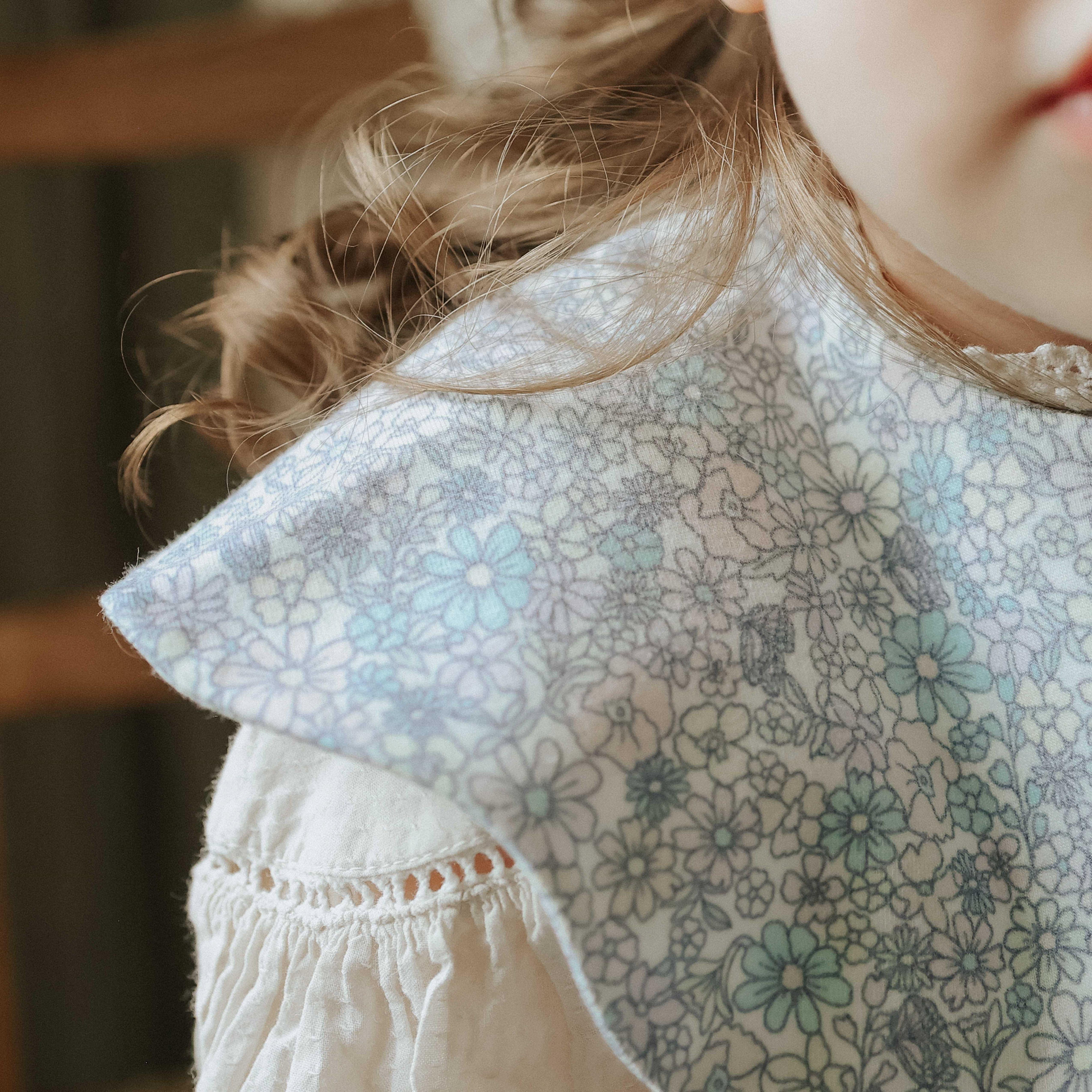 Enchanted Wildflower Winglet Bib - Ivory image number 4
