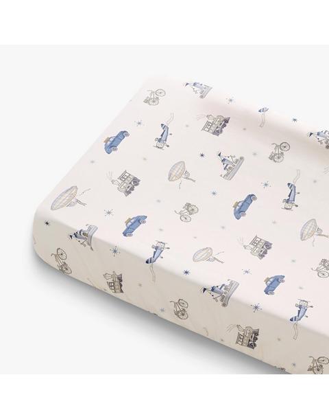 Transit Treasures Changing Pad Cover - Blue