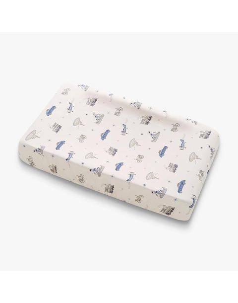 Transit Treasures Changing Pad Cover - Blue