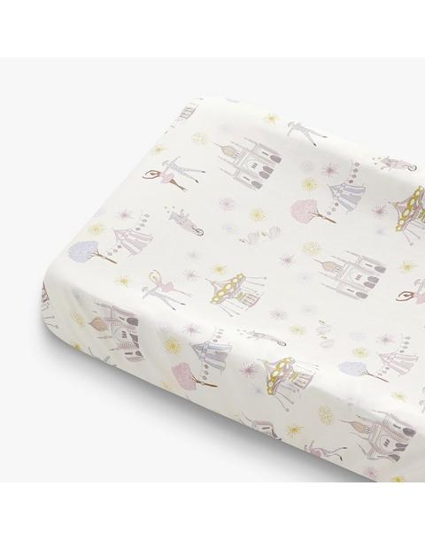 Adventures in Wonderland Changing Pad Cover - Rose