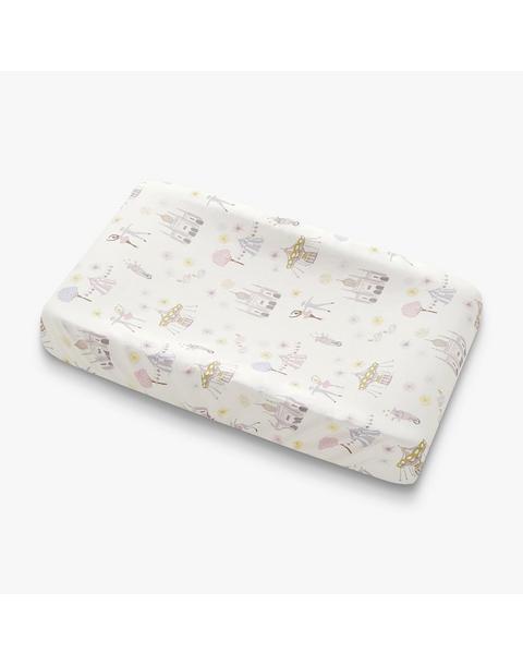 Adventures in Wonderland Changing Pad Cover - Rose