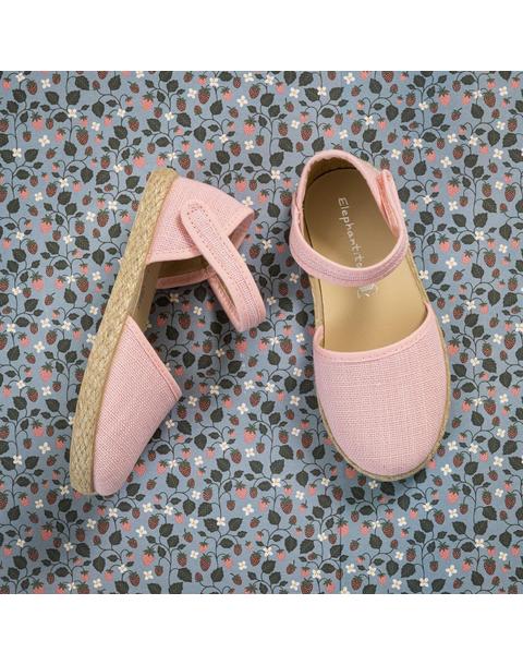 Linen Classic Espadrille Pink