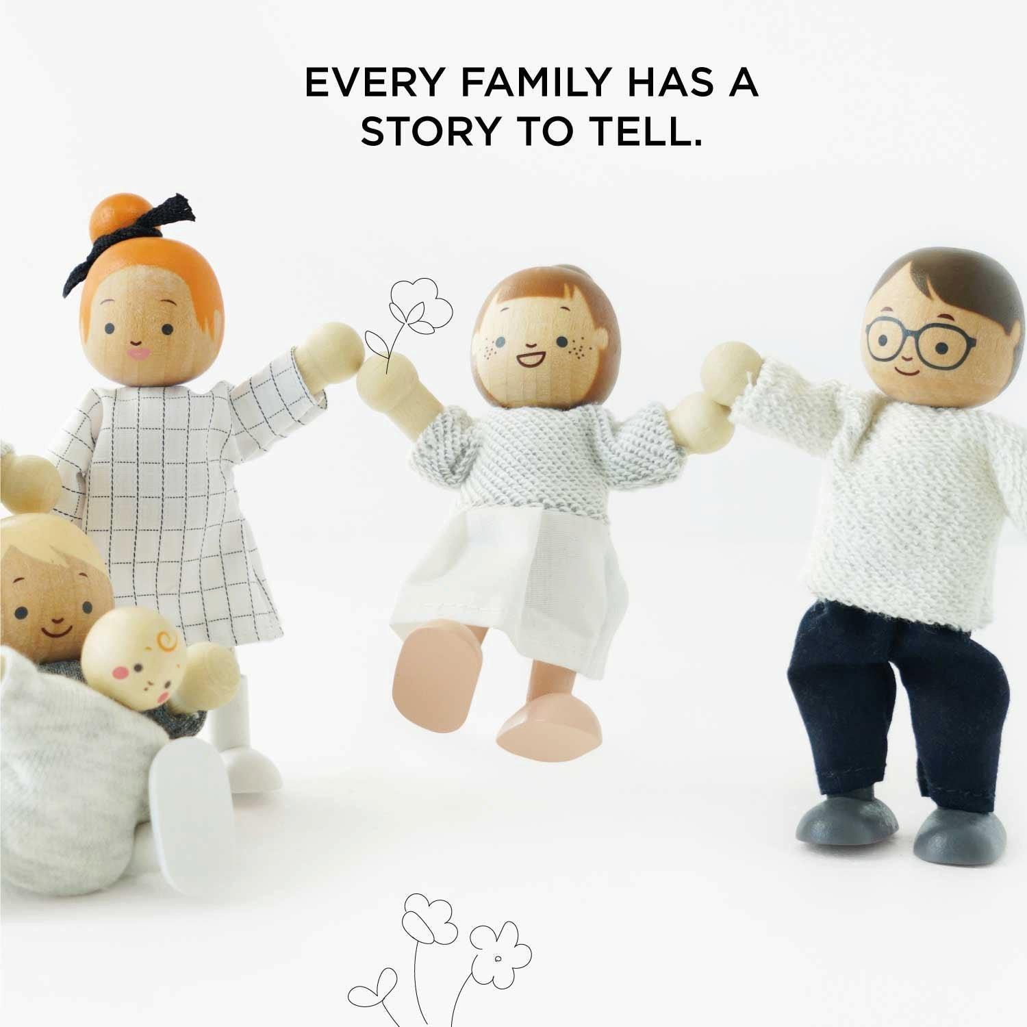 Dolls House Family - 7 Piece image number 3