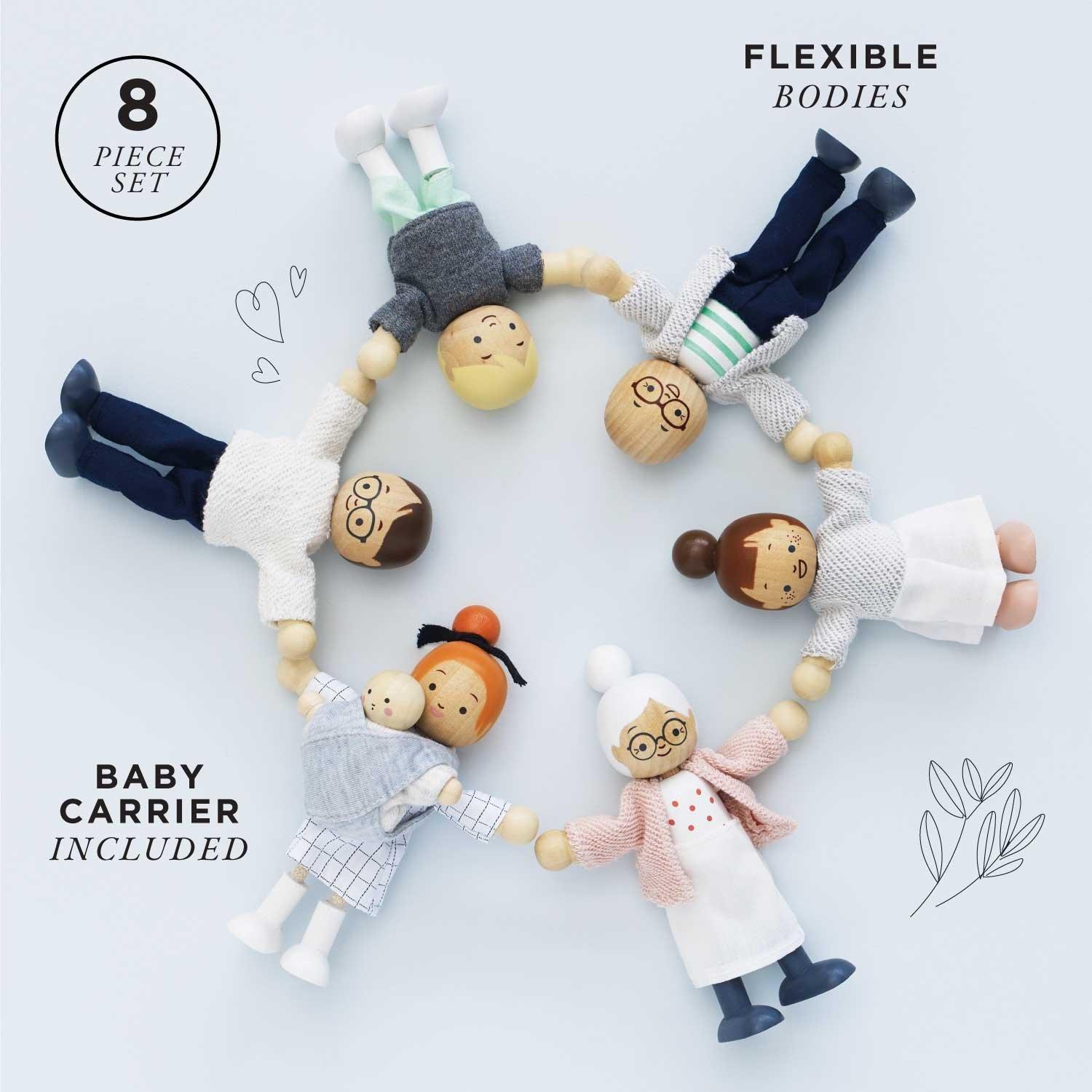 Dolls House Family - 7 Piece image number 1