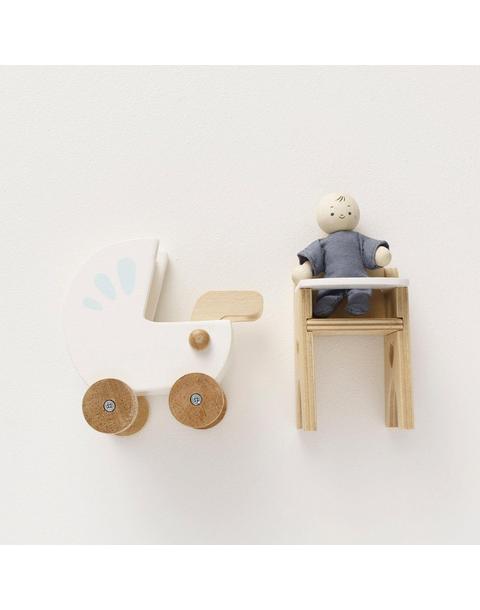 Dolls House Nursery & Baby Set - 5 Piece