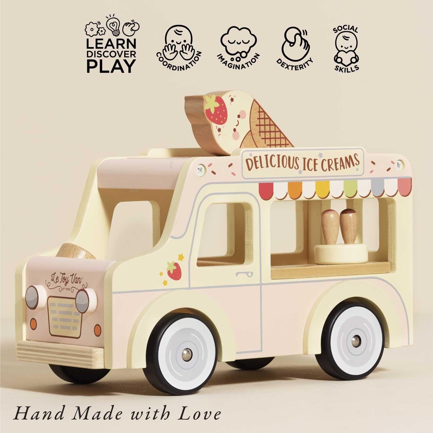 Wooden Ice Cream Van image number 1
