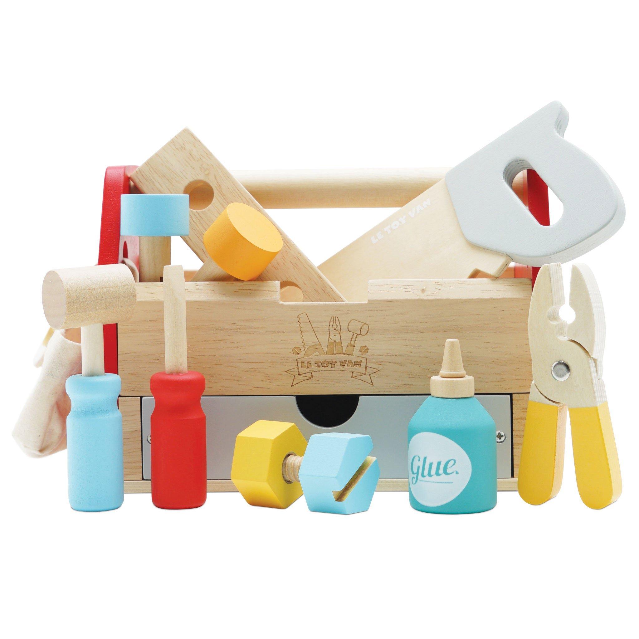 Tool Box & Wooden Tools - 11 Accessories