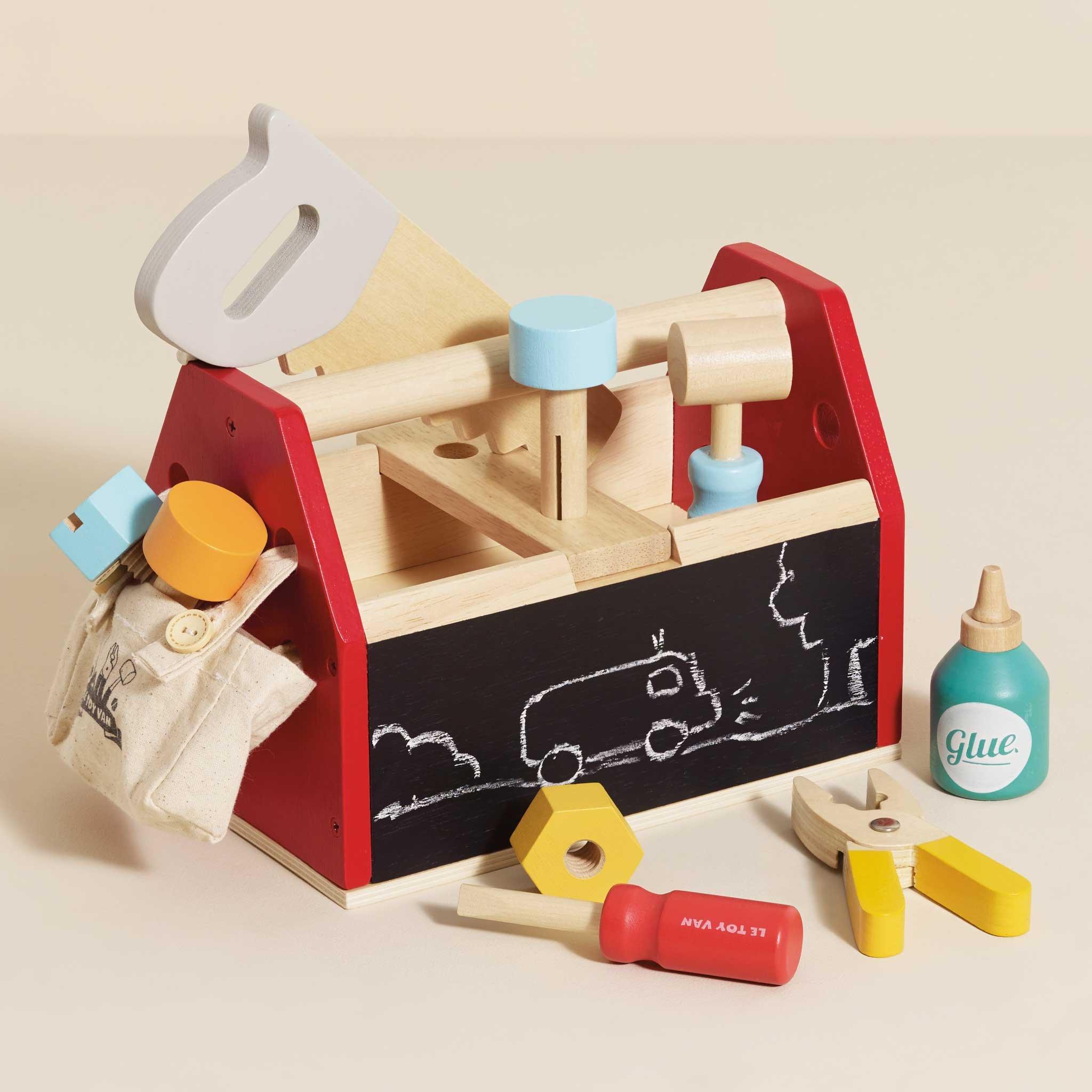 Tool Box & Wooden Tools - 11 Accessories image number 2