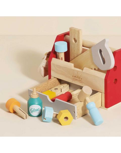 Tool Box & Wooden Tools - 11 Accessories