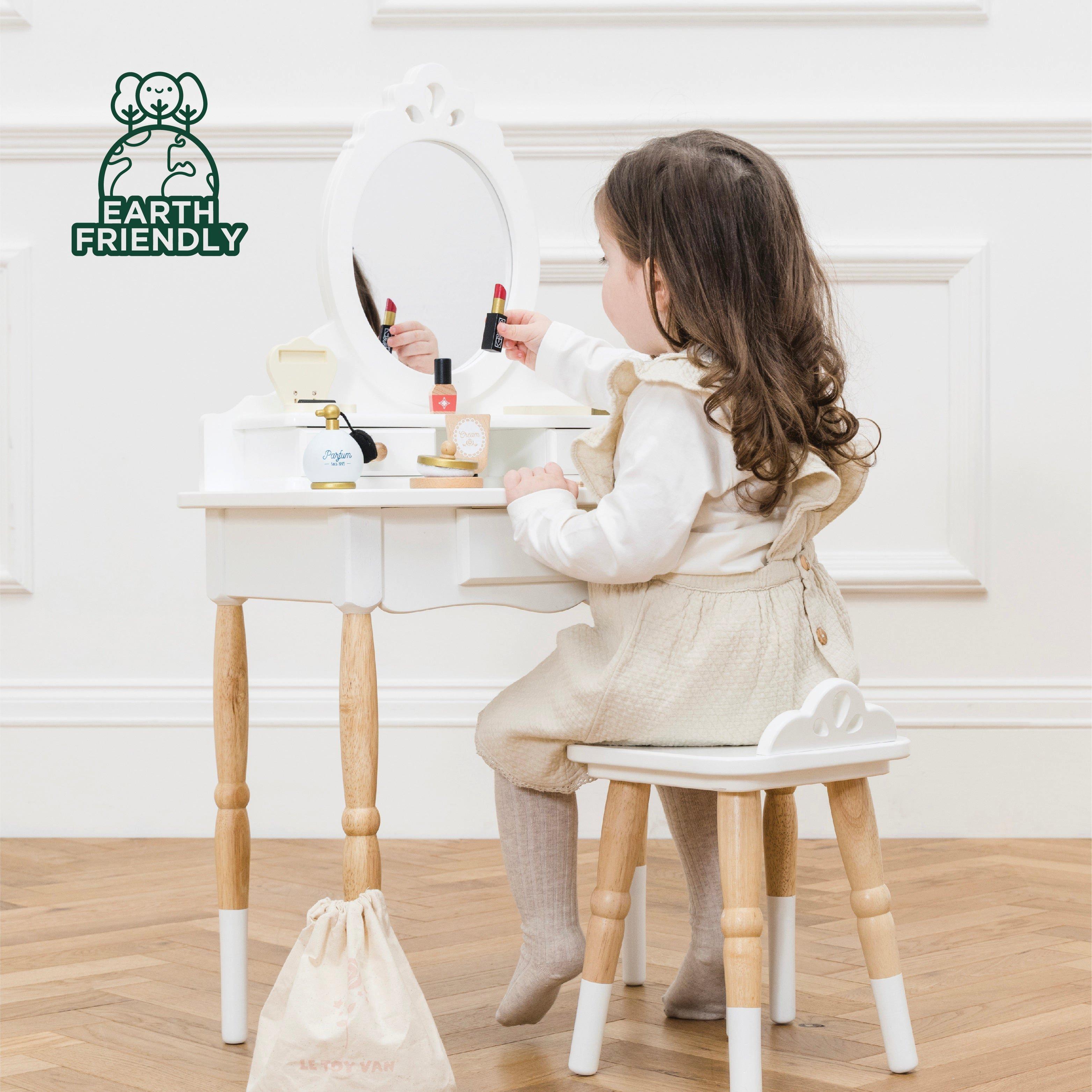 Dressing-up Vanity Table & Stool image number 1