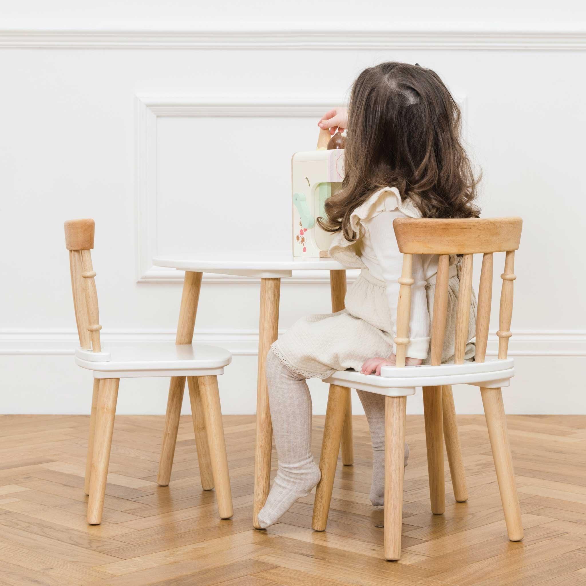 Children's Wooden Table and Chairs image number 2