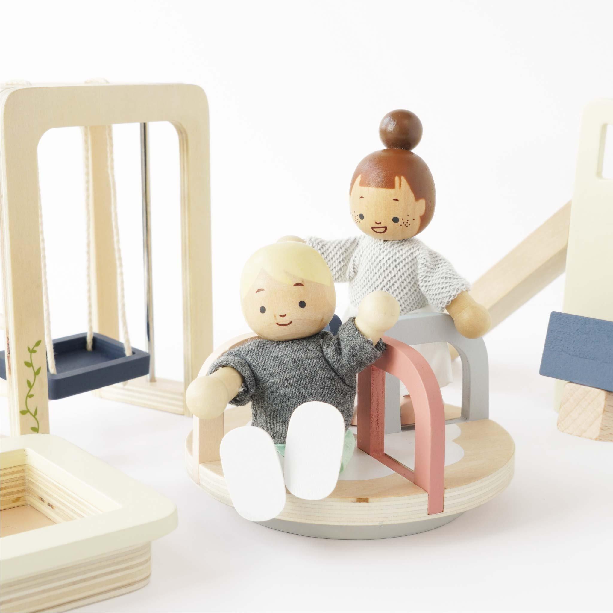 Wooden Dolls house Outdoor Play Furn – 5 Piece image number 3