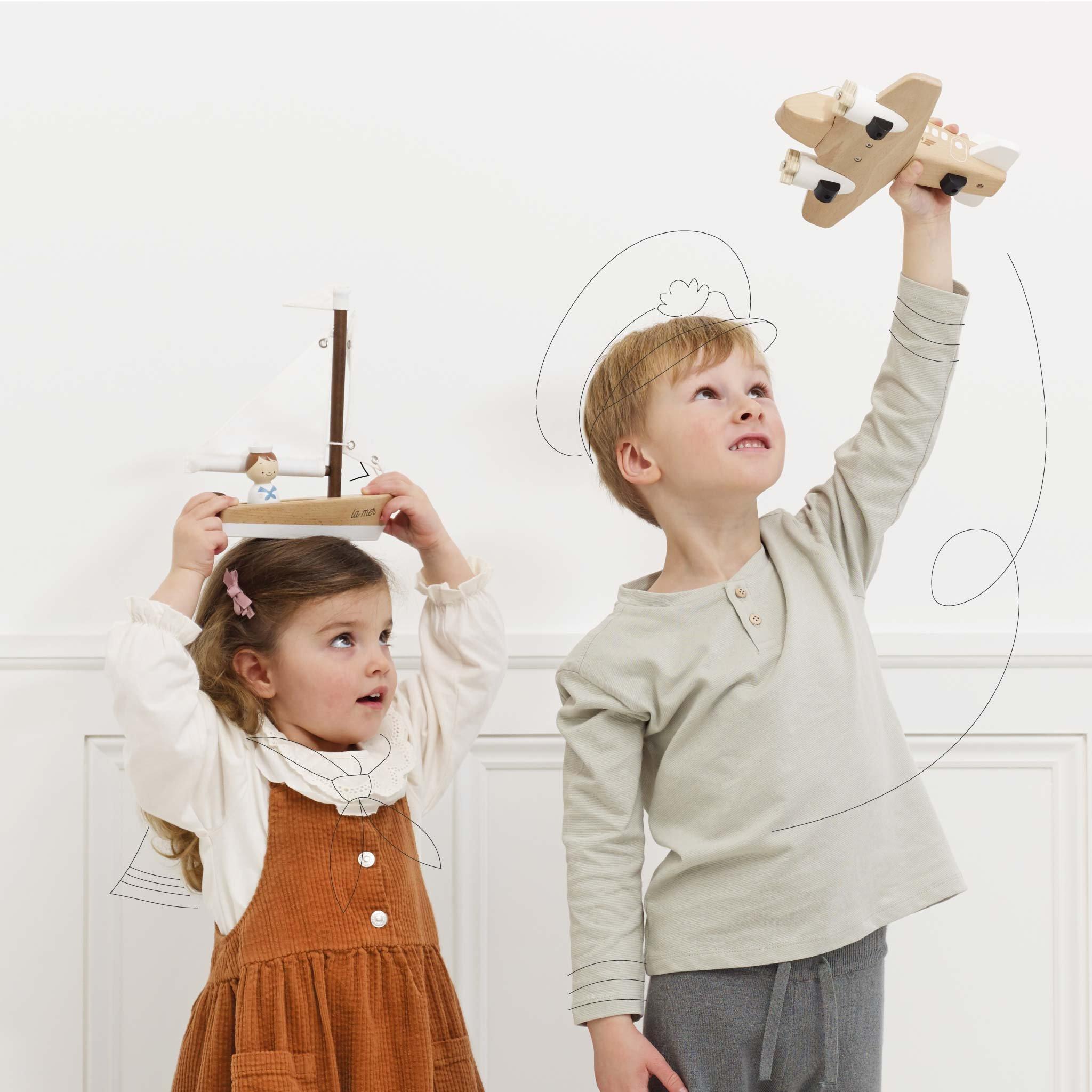 Wooden Toy Plane image number 2
